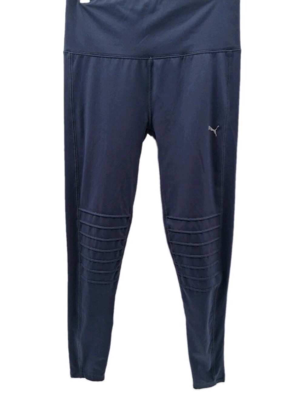 Puma Leggings Women's Large Blue Stretch Active Wear Yoga Pants Gym Training